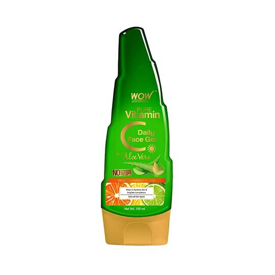 WOW SKIN SCIENCE Pure Vitamin C Daily Face Gel with Aloe Vera (150ml)