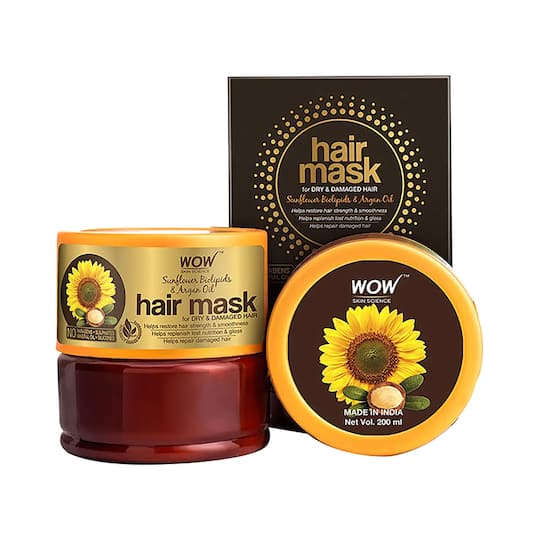 WOW SKIN SCIENCE Sunflower & Argan Oil Hair Mask (200ml)