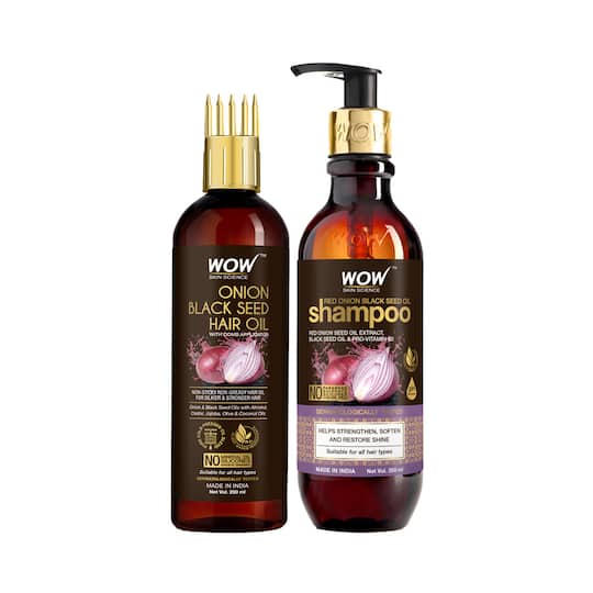 WOW SKIN SCIENCE Onion Shampoo with Hair Oil