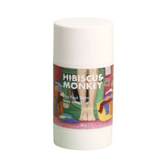 Hibiscus Monkey Foot Balm for Cracked Heels & Dry Feet, No Urea (50 g)