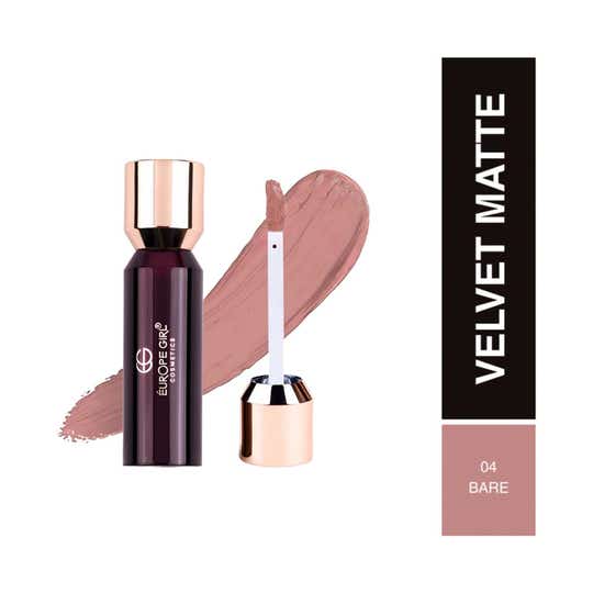Europe Girl Velvet Matte Liquid Lipstick - Bare 04 (3.5 g)