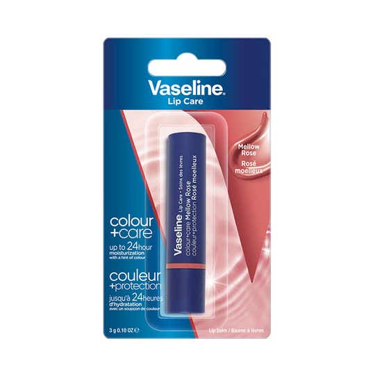 Vaseline Colour+Care Tinted Lip Balm with Manuka Honey - Mellow Rose (3 g)