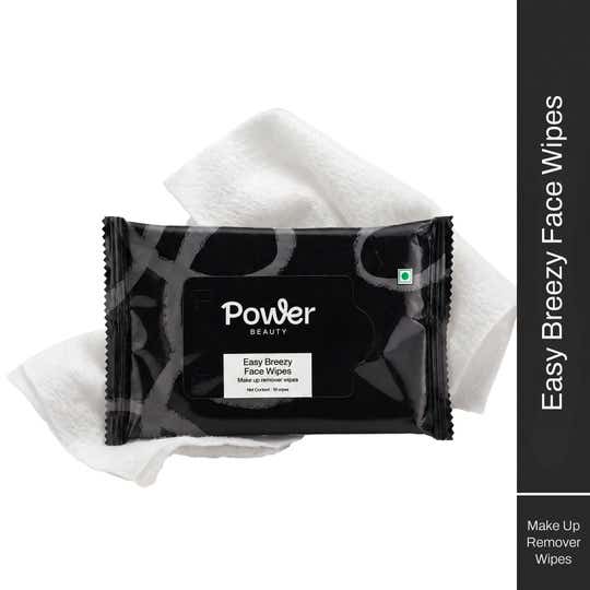 Power Beauty Easy Breezy Face Wipe Make Up Remover (10 Wipes)
