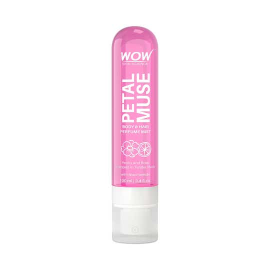 WOW SKIN SCIENCE Petal Muse Hair and Body Perfume Mist Peony Bergamot Floral Fragrance (100 ml)