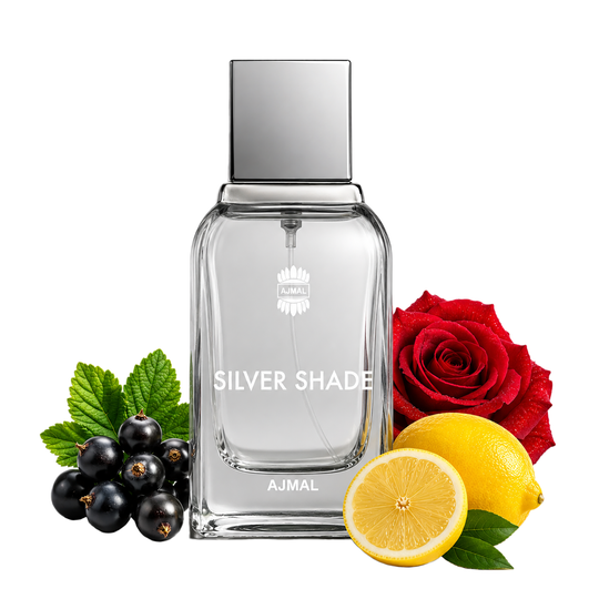 Ajmal Silver Shade Eau De Parfum Citrus Woody Long Lasting Perfume for Men (100 ml)