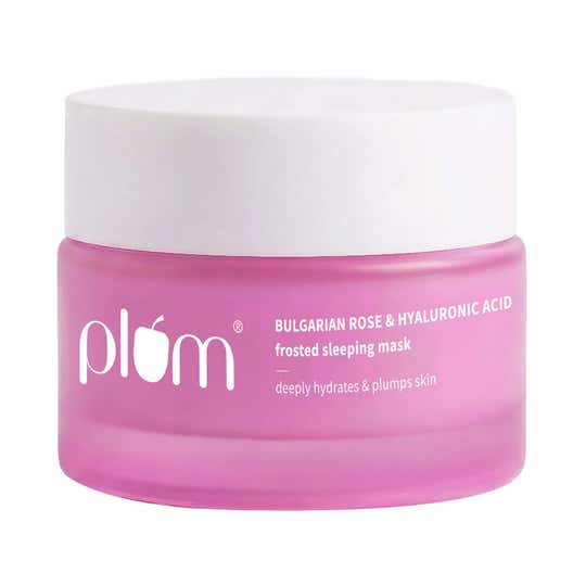 Plum Bulgarian Rose & Hyaluronic Acid Frosted Sleeping Mask (50 g)