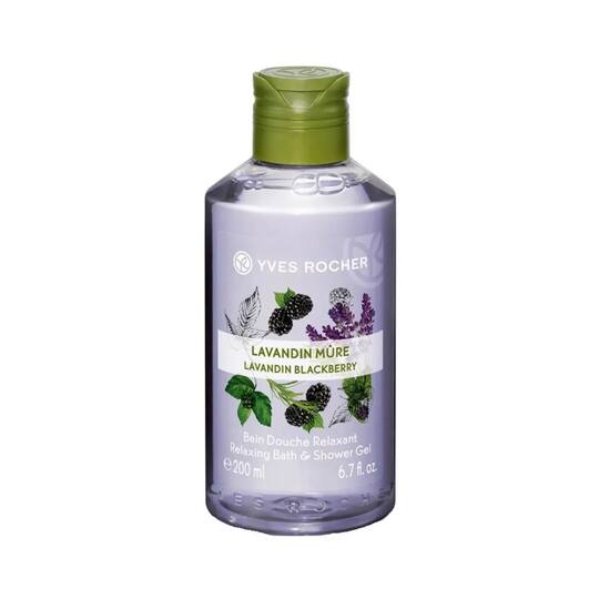 Yves Rocher Relaxing Bath and Shower Gel Lavandin Blackberry (200ml)