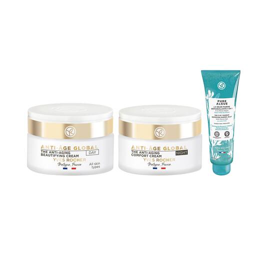 Yves Rocher Global Anti Aging Range Combo