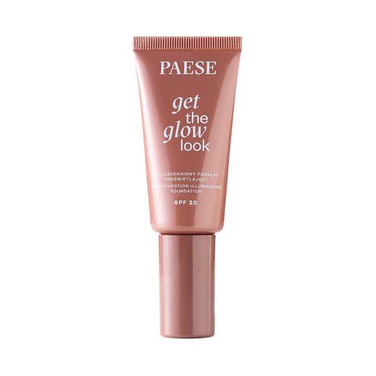 Paese Cosmetics Get The Glow Look Illuminating Foundation - 4W Medium Beige (30 ml)