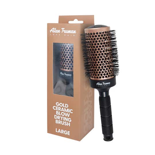 Alan Truman Gold Ceramic Blow Drying Brush - Large (1 Pc)