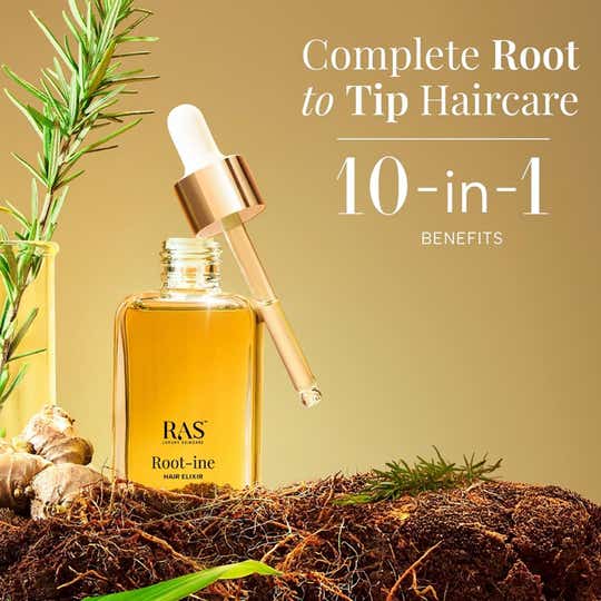 Ras Luxury Skincare Root Ine Hair Elixir with 30 Regenerative Botanicals (50 ml)