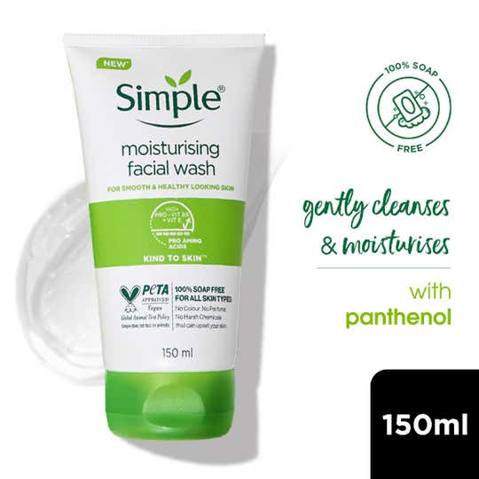 Simple Kind To Skin Moisturising Facial Wash (150ml)