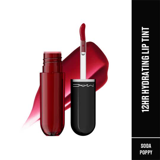 M.A.C Lustreglass Stainglass Lip Tint - Soda Poppy (3 ml)