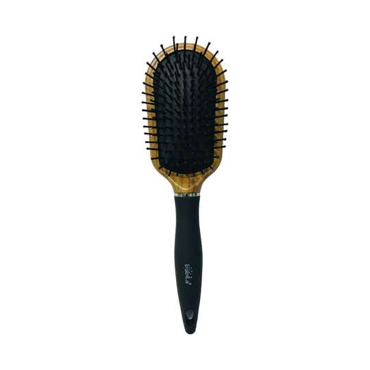 Babila Luxe Cushioned Brush - Brown & Black