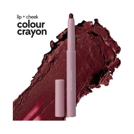 Ruby’s Organics OneStick Blurr Lip and Cheek Color Crayon - Beet (1 g)