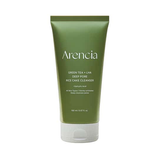 Arencia Green Tea + LHA Deep Pore Rice Cake Cleanser (150 g)