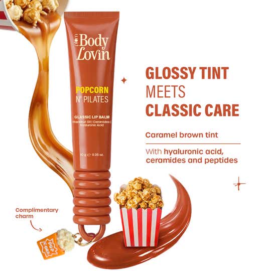 Plum BodyLovin' Popcorn N' Pilates Glassic Lip Balm (10 g)