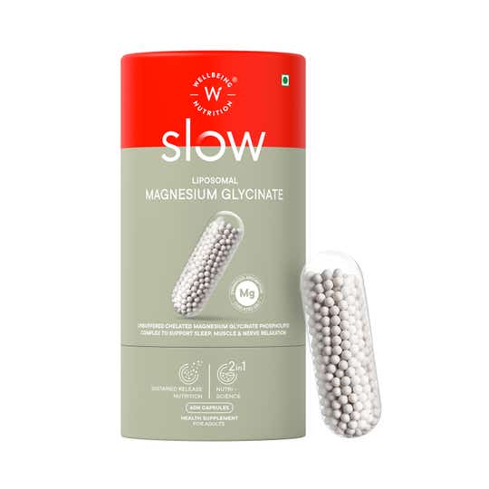 Wellbeing Nutrition Slow Ultra Strength Magnesium+ (60 Capsules)