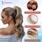 Mjaestique Thick Woven Hair Elastics with Glitter Beads (5 pcs)