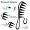 Bronson Professional Shower Detangler Hair Comb with Wide Tooth for Curly & Wavy Hair