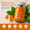 Purna Gummies Vitamin C Orange Gummies with Vitamin D3 and Zinc for Immunity & Clear Skin (30 pcs)