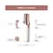 Finishing Touch Flawless Rechargeable Facial Hair Remover - White
