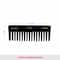 Vega Handmade Shampoo Hair Comb for Men and Women - Black (HMBC-406) (49 g)