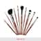 Vega Makeup Brush Set with Black Leather Case Set of 10 (LK-10) (316 g)