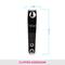 Vega Large Nail Clipper with Curved Blades for Manicure & Pedicure Pack of 10 (LNCB-03) (490 g)