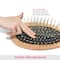 Vega Cushioned Hair Brush with Steel Pin for Men & Women All Hair Types (R2-CB) (74 g)