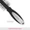 Vega Mini Round Hair Brush for Adding Curls & Volume in Hair for Men and Women (R7-RB) (103 g)