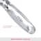 Vega Flat Hair Brush India's No.1 Hair Brush Brand for Men & Women - Silver (R8-FBS) (98 g)