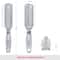 Vega Flat Hair Brush India's No.1 Hair Brush Brand for Men & Women - Silver (R8-FBS) (98 g)