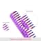 Vega Detangling Comb (1 Row), (1266)