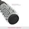 Vega Hot Curl Hair Brush for Hair Styling Curling Straightening for Men & Women (E16-PRS) (73 g)