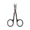 Basicare Blk Rub Curved Nail Scissor