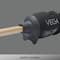Vega Chopstick Hair Curler 7x10 mm with Ceramic Coated Barrel (VHCS-01) Black (344 g)