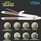 Vega 2 in 1 Wet and Dry Hair Styler Straightener and Curler for Women Salon Finish (VHSC-02) (549 g)