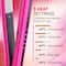 Vega Trendy Hair Straightener with Temperature Setting Quick Heatup Auto Shut-off Pink (VHSH-16)