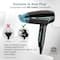 Vega U Style 1600W Foldable Hair Dryer for Women & Men with 2 Speed/3 Heat Settings (VHDH-24)