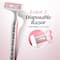 LetsShave Pro 3 Shaving Razor For Men & Evior 3 Plus Disposable Razor For Women (Pack Of 6) Combo