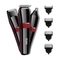 Beardo APE-X 3-In-1 Multipurpose Trimmer - Black & Red