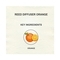 Love Earth Premium Orange Reed Diffuser (30ml)