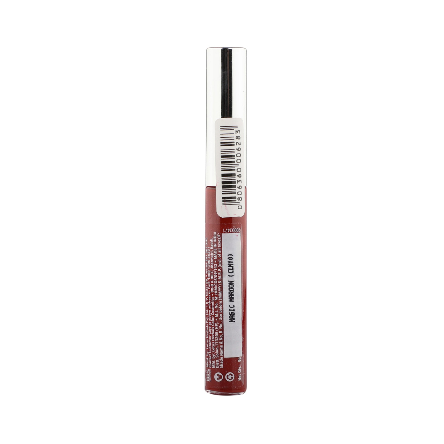 Lotus Makeup Colorkick Liquid Matte Lip Color - CLM10 Magic Maroon (6g)