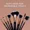 Bronson Makeup Everyday Essential Makeup Brush set for women (8 Pcs)