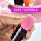 Bronson Professional Pink Mushroom Head Beauty Blender Makeup Sponge With Handle Case Powder Puff
