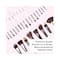 Plume Professional Makeup Brush Set - (23Pcs)