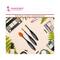 Majestique Supple Oval Makeup Brushes for Blending, Blush and Eye Shadow Brush (3 pcs)