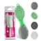 Majestique 4 in 1 Compact Foot Care for Legs - Foot Brush and Pedicure Tool - Color May Vary