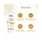 Globus Remedies Gold Peel Off Mask - (2 Pcs)